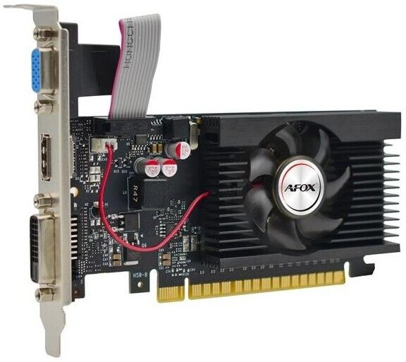 SCHEDA VIDEO PCI-EXPRESS AFOX GEFORCE GT710, 4GB DEDICATI DDR3, LOW PROFILE, HDMI/VGA/DVI, AF710-4096D3L5-V3